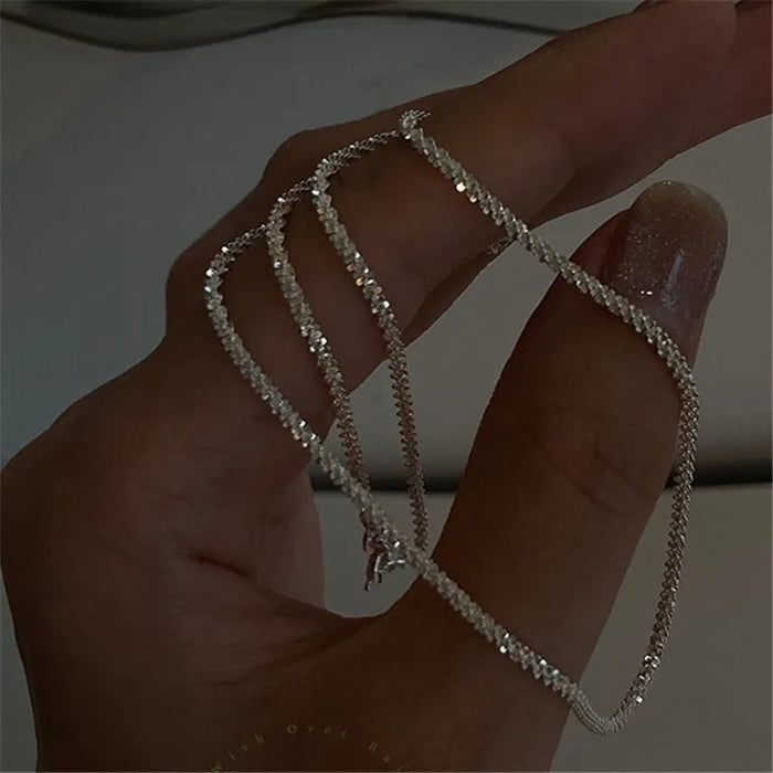 Sparkling Choker Necklace Fashion Jewelry