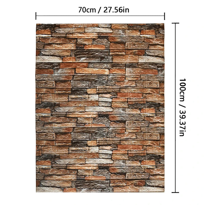 Brick Pattern Wall Sticker