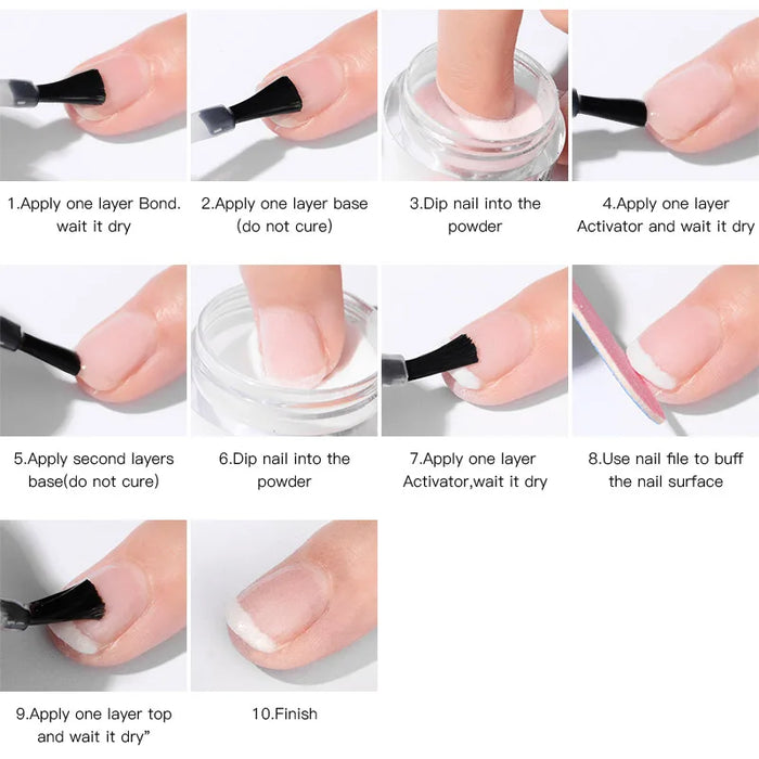 Powder Dip Nail Art Set