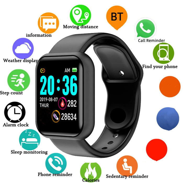 Heart Rate and Notification Smartwatch