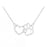 Hollow Pet Paw Footprint Necklace