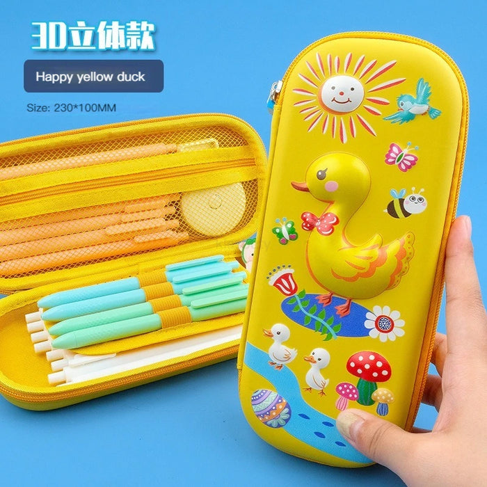 3D EVA Large Capacity Pencil Case