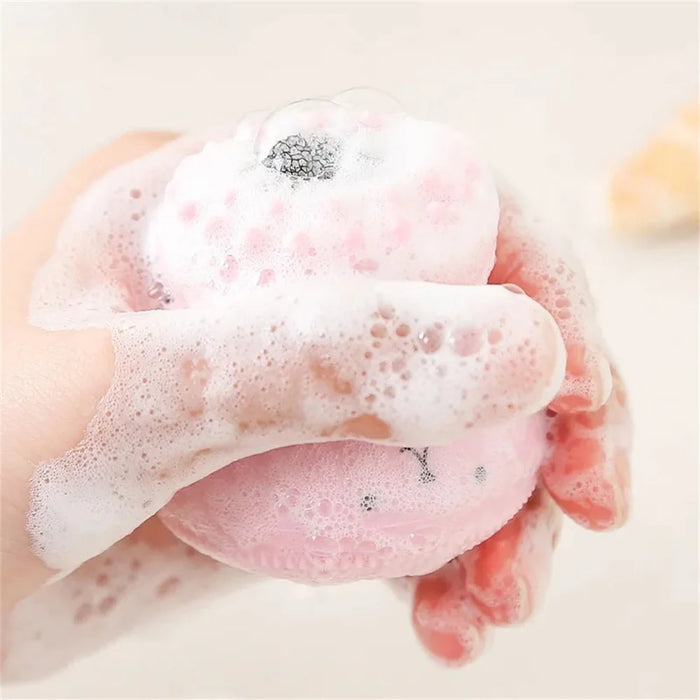 Pink Octopus Facial Cleansing Brush