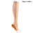 Zipped Open Toe Compression Socks